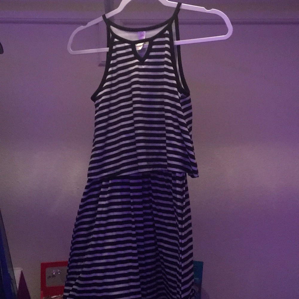 striped justice dress
